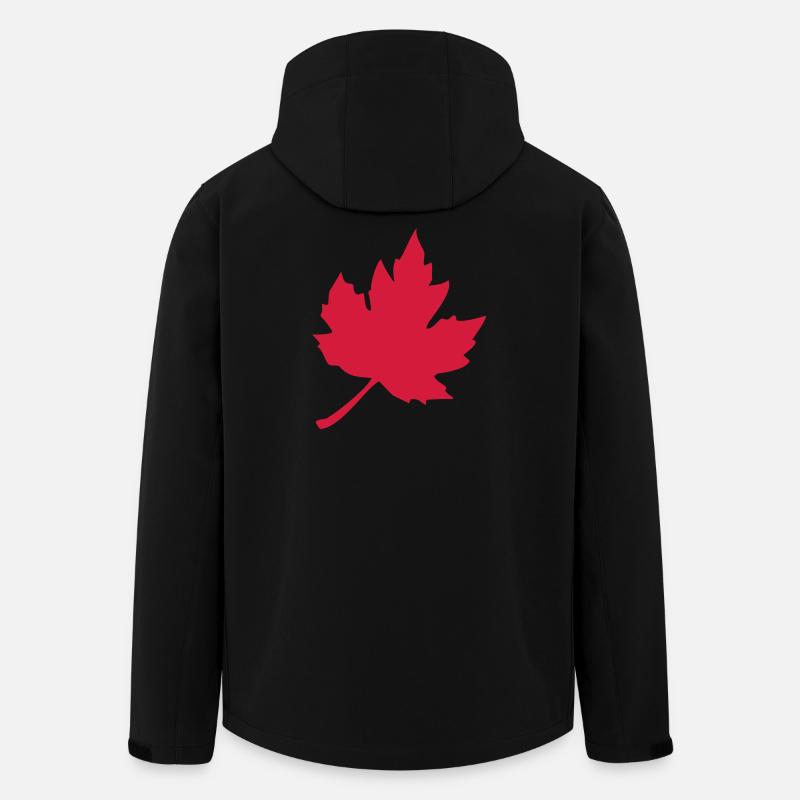 ahorn blatt natur - Recycelte Männer Softshell-Jacke von Stanley/Stella - Schwarz