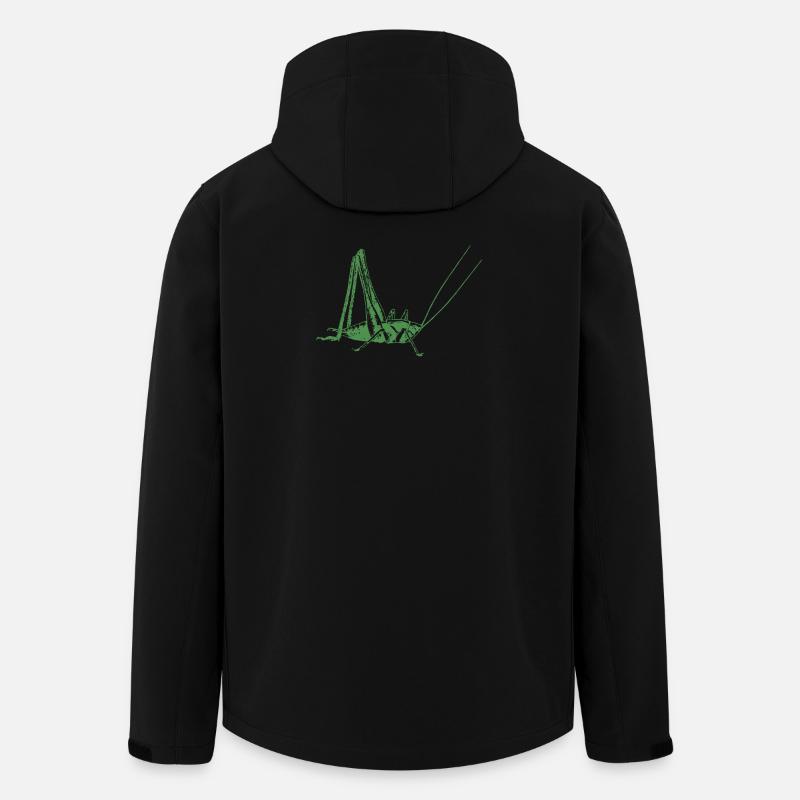 sauterelle - Veste softshell homme en polyester recyclé Stanley/Stella - noir