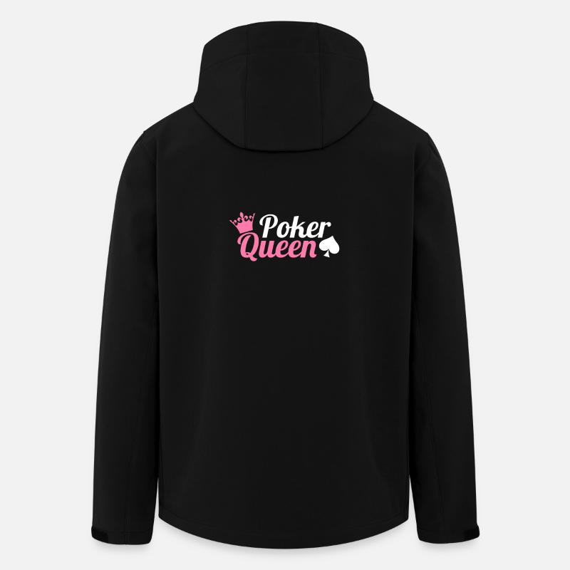 Poker Königin - Recycelte Männer Softshell-Jacke von Stanley/Stella - Schwarz