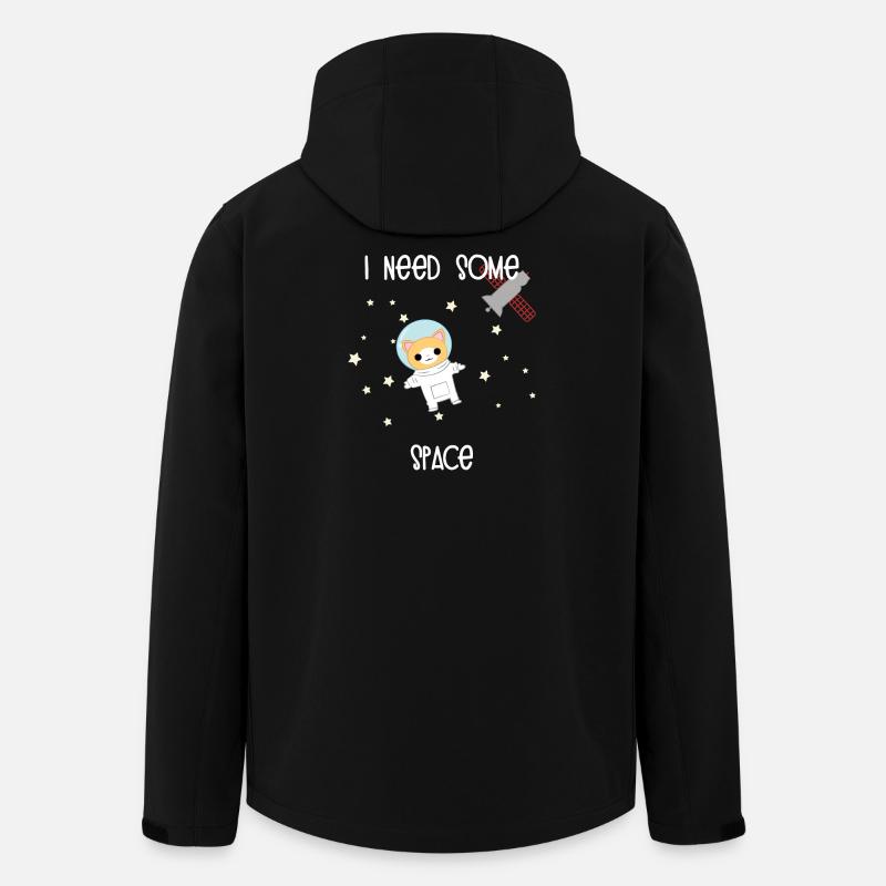 Science cat - Men’s Recycled Softshell Jacket by Stanley/Stella - black