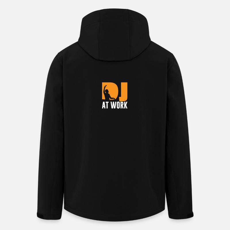 DJ at work - Men’s Recycled Softshell Jacket by Stanley/Stella - black