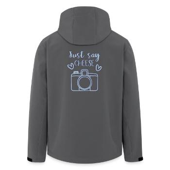 Appareil photo - Veste softshell homme en polyester recyclé Stanley/Stella - noir - Dos - AI Model Male 185 light (185cm)