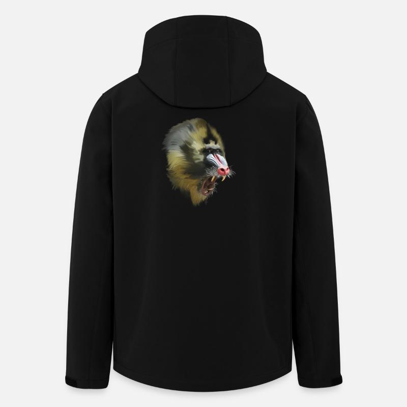 mandrill - Veste softshell homme en polyester recyclé Stanley/Stella - noir