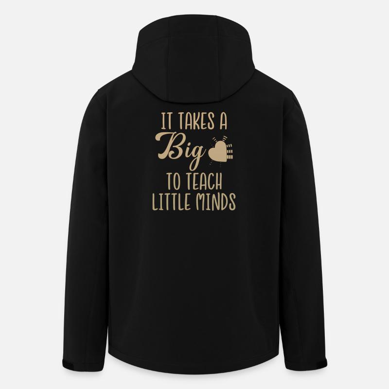 It Takes A Big Heart - Recycelte Männer Softshell-Jacke von Stanley/Stella - Schwarz