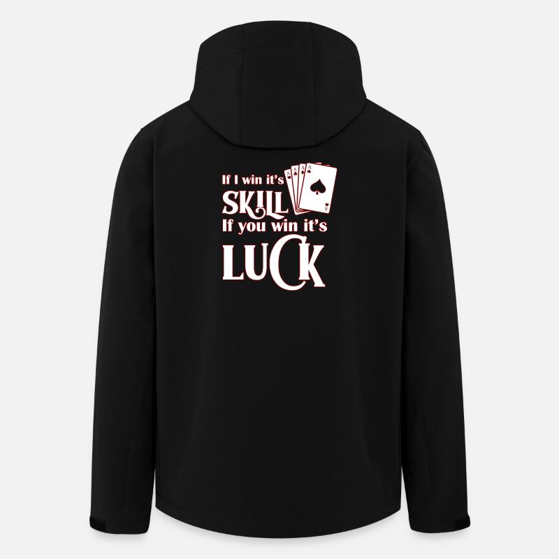 Poker - Recycelte Männer Softshell-Jacke Discoverer von Stanley/Stella - Schwarz