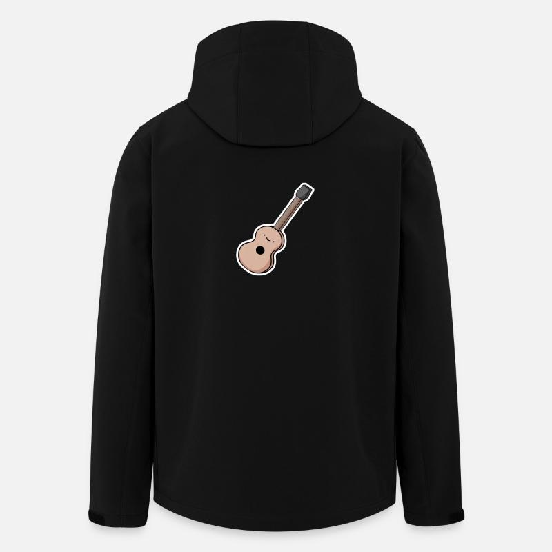 guitar - Men’s Recycled Softshell Jacket by Stanley/Stella - black