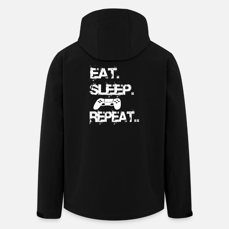 Gamer - Men’s Recycled Softshell Jacket by Stanley/Stella - black