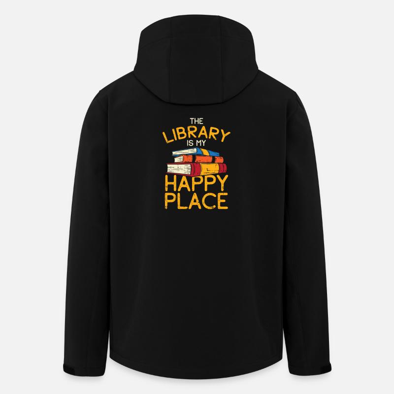 Bibliothek Bücher Lesen Geschenk - Recycelte Männer Softshell-Jacke von Stanley/Stella - Schwarz