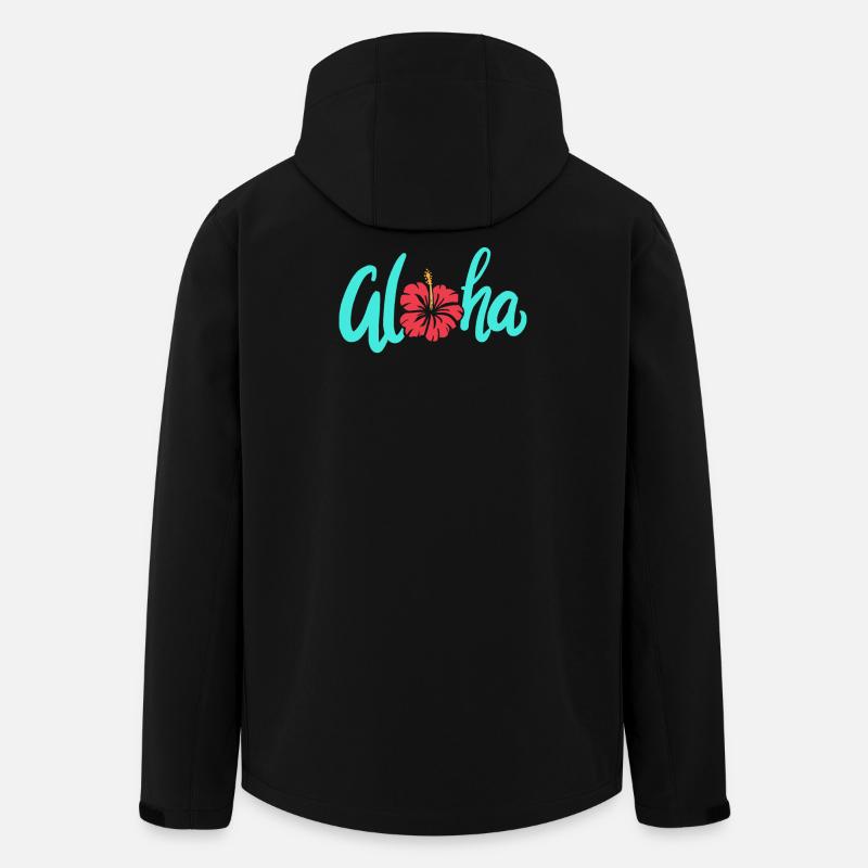 Aloha - Recycelte Männer Softshell-Jacke von Stanley/Stella - Schwarz