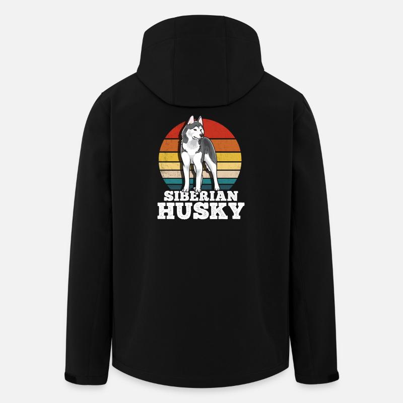 Husky - Recycelte Männer Softshell-Jacke von Stanley/Stella - Schwarz