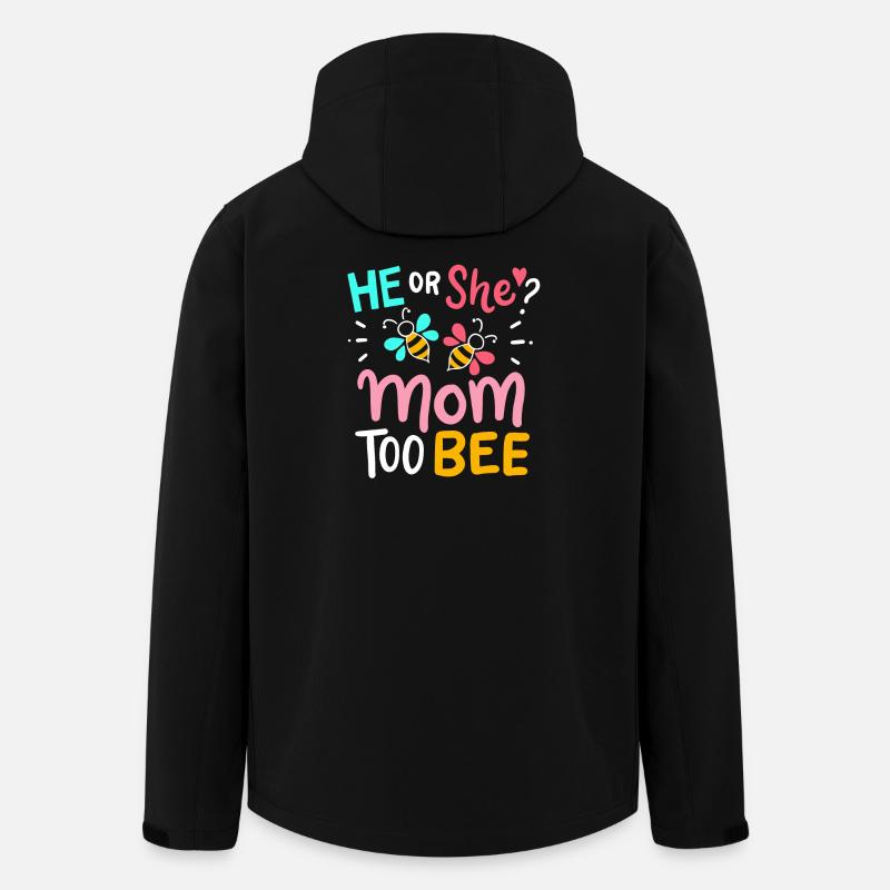 Gender Reveal Baby Shower - Veste softshell homme en polyester recyclé Stanley/Stella - noir