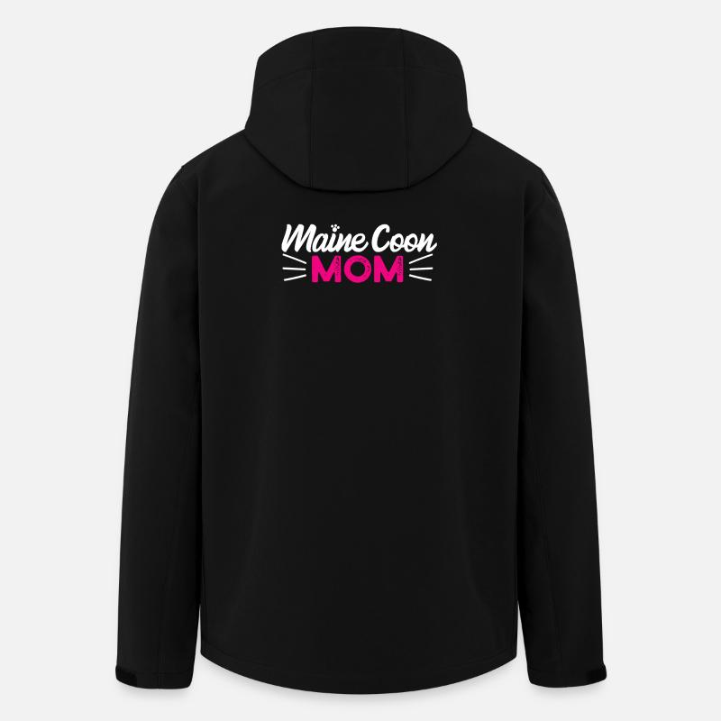 Maine Coon Katze - Recycelte Männer Softshell-Jacke von Stanley/Stella - Schwarz