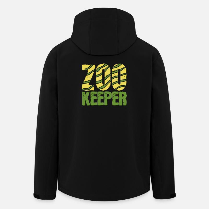 Tierpfleger - Recycelte Männer Softshell-Jacke Discoverer von Stanley/Stella - Schwarz