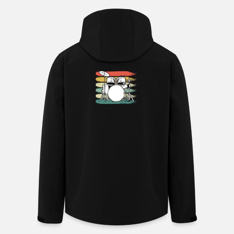 Schlagzeug Schlagzeuger - Recycelte Männer Softshell-Jacke von Stanley/Stella - Schwarz