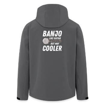 Banjo comme guitare mais beaucoup plus cool - Veste softshell homme en polyester recyclé Stanley/Stella - charbon - Dos - AI Model Male 185 light (185cm)