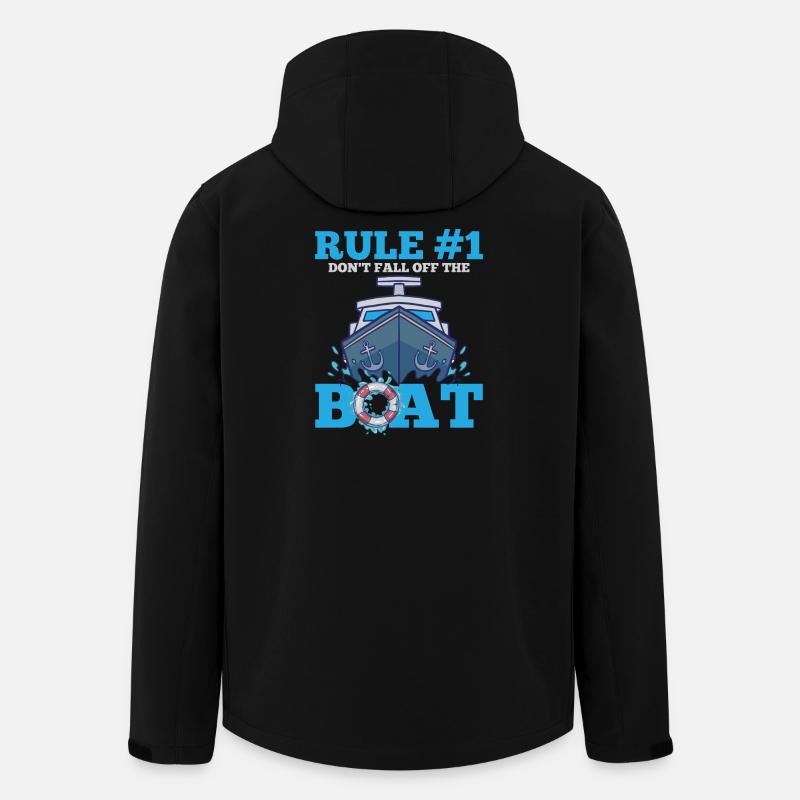 Boot - Recycelte Männer Softshell-Jacke von Stanley/Stella - Schwarz