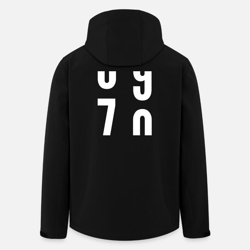 70 years old - Men’s Recycled Softshell Jacket by Stanley/Stella - black
