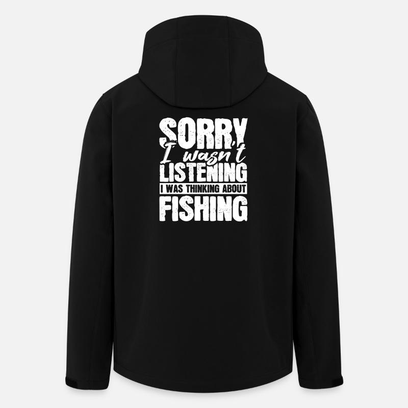 Angeln Fischen Angler - Recycelte Männer Softshell-Jacke von Stanley/Stella - Schwarz