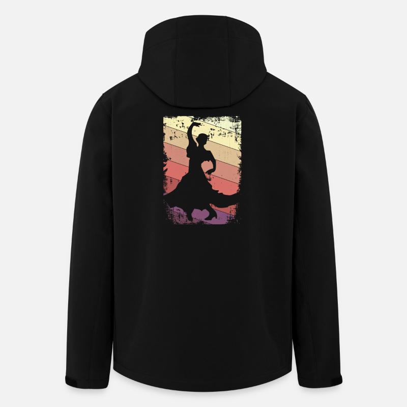 Flamenco Dancing - Men’s Recycled Softshell Jacket by Stanley/Stella - black