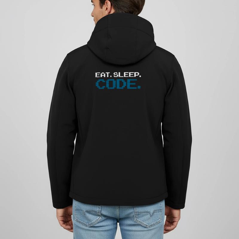 Code de programmation informatique Veste softshell homme en polyester recyclé Discoverer Stanley/Stella