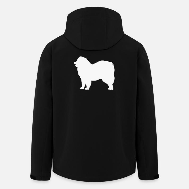 Samoyed - Recycelte Männer Softshell-Jacke von Stanley/Stella - Schwarz