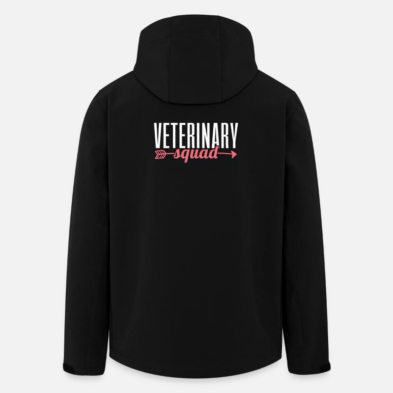Veterinarian Veterinary Assistant - Men’s Recycled Softshell Jacket by Stanley/Stella - black