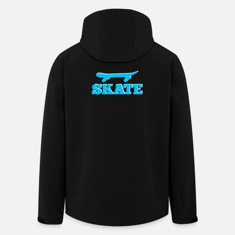 Skate Skateboard Skateboarder - Recycelte Männer Softshell-Jacke von Stanley/Stella - Schwarz