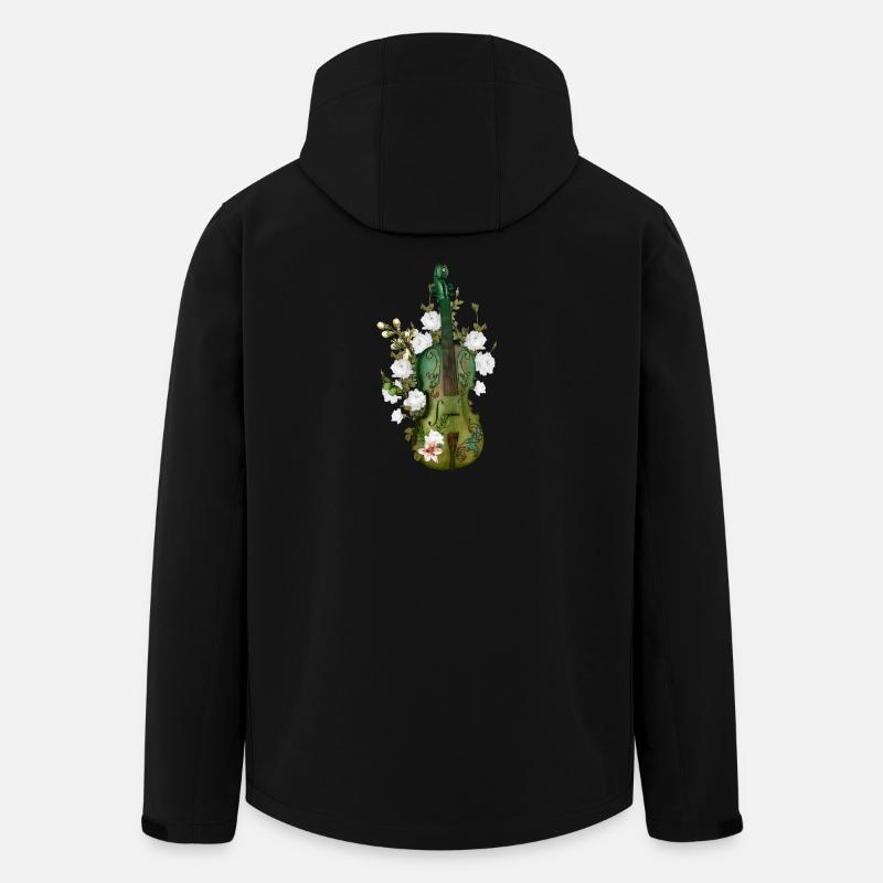 Wunderbare Geige - Recycelte Männer Softshell-Jacke von Stanley/Stella - Schwarz
