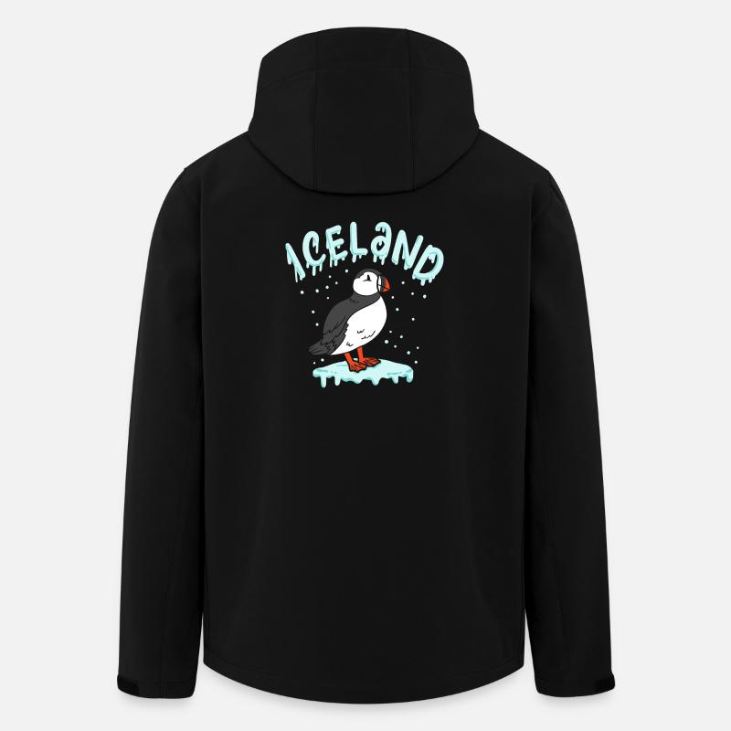 Les plongeurs de perroquet islandais - Veste softshell homme en polyester recyclé Stanley/Stella - noir
