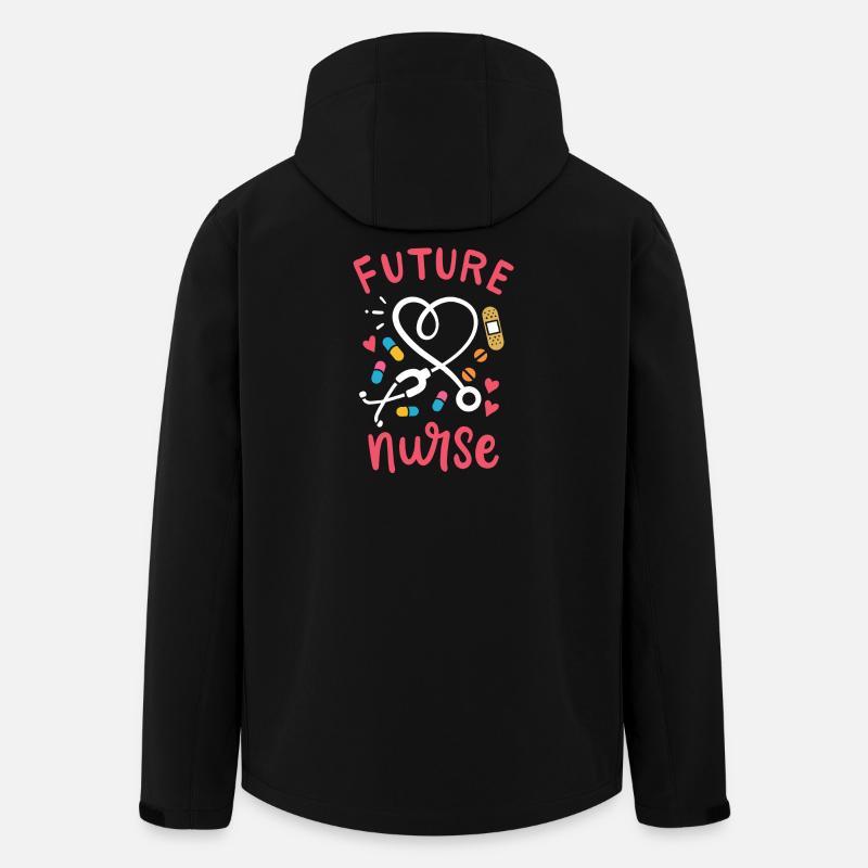 Krankenschwester Ausbildung - Recycelte Männer Softshell-Jacke von Stanley/Stella - Schwarz