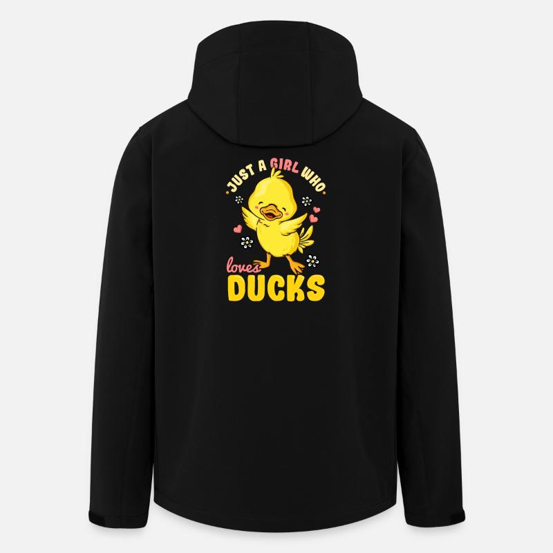 Ente Entenliebhaber - Recycelte Männer Softshell-Jacke von Stanley/Stella - Schwarz