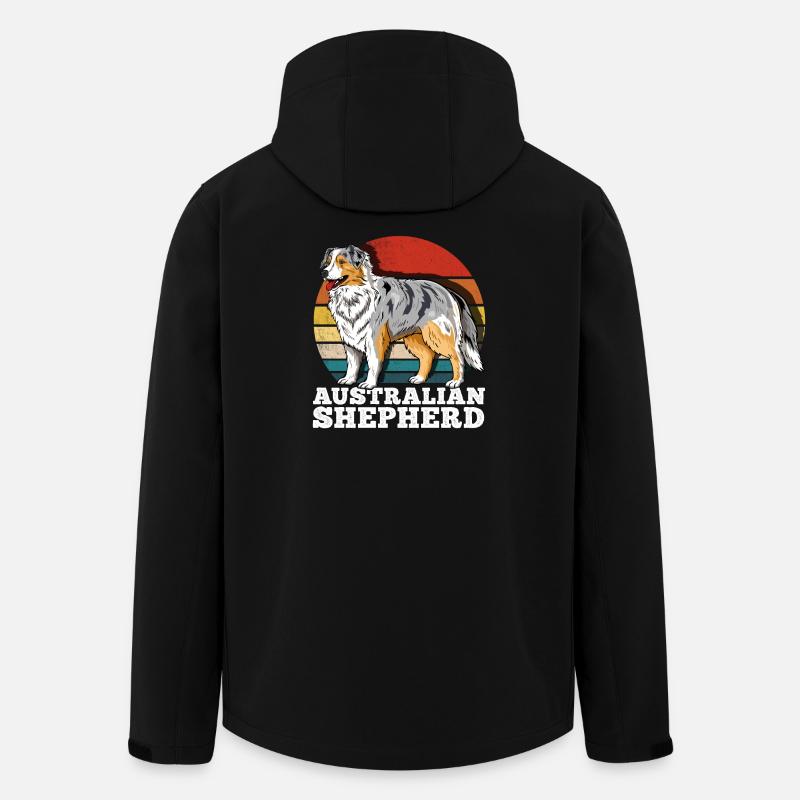 Berger Australien Aussie Rétro - Veste softshell homme en polyester recyclé Stanley/Stella - noir