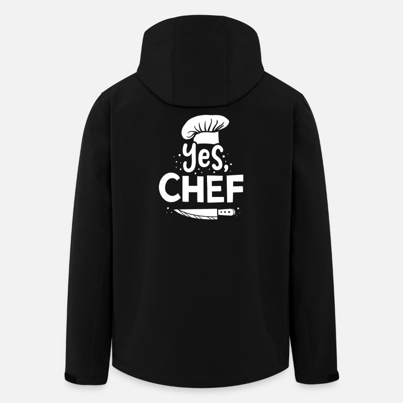 Cook Cooking Chef - Men’s Recycled Softshell Jacket by Stanley/Stella - black