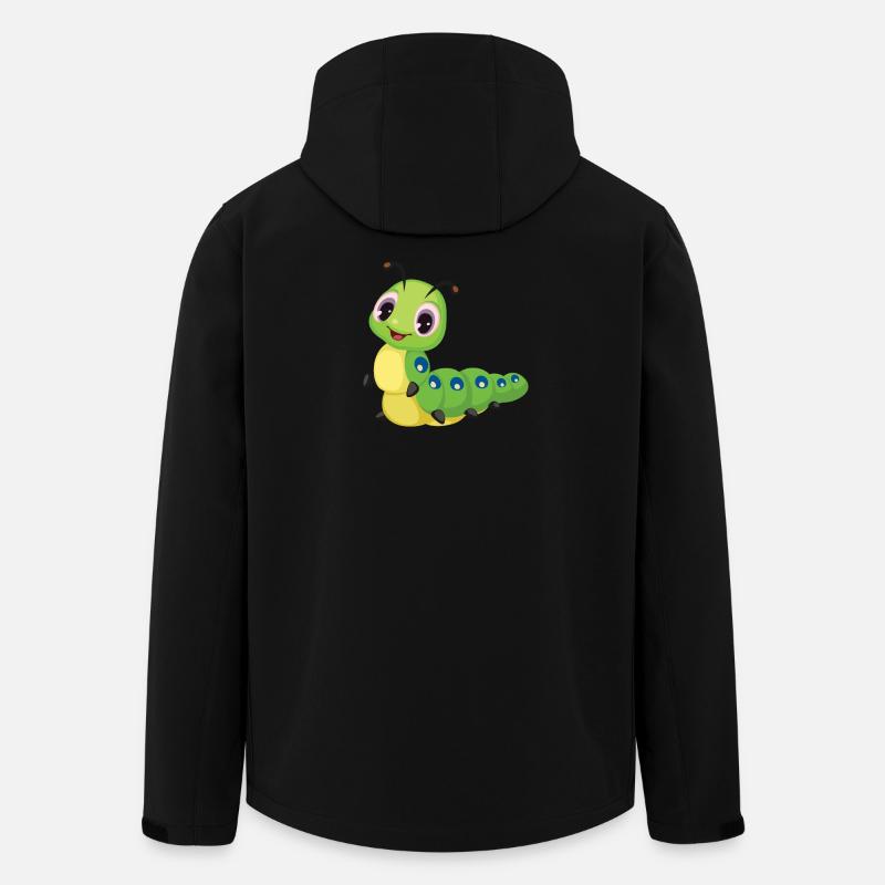 Barnelarve - Softshelljakke herre i resirkulert polyester Discoverer Stanley/Stella - svart