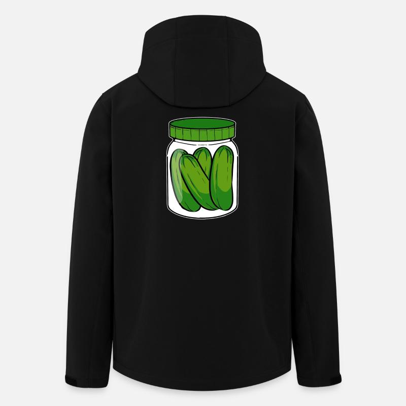 Pickled cucumber vegan - Men’s Recycled Softshell Jacket by Stanley/Stella - black