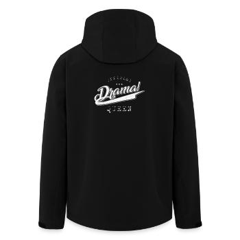 Offiziele Drama Queen - Recycelte Männer Softshell-Jacke von Stanley/Stella - Schwarz - Hinten - AI Model Male 185 light (185cm)