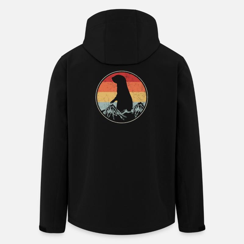 Präriehund - Recycelte Männer Softshell-Jacke von Stanley/Stella - Schwarz