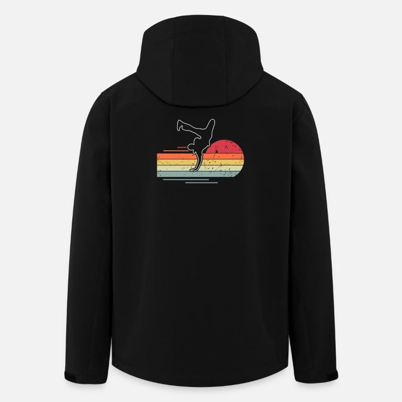 Breakdance - Recycelte Männer Softshell-Jacke von Stanley/Stella - Schwarz