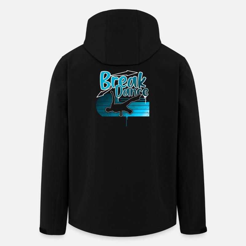 Breakdance - Recycelte Männer Softshell-Jacke von Stanley/Stella - Schwarz