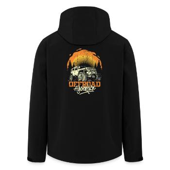 Offroad Adventure Jeep Sunset - Veste softshell homme en polyester recyclé Stanley/Stella - noir - Dos - AI Model Male 185 light (185cm)