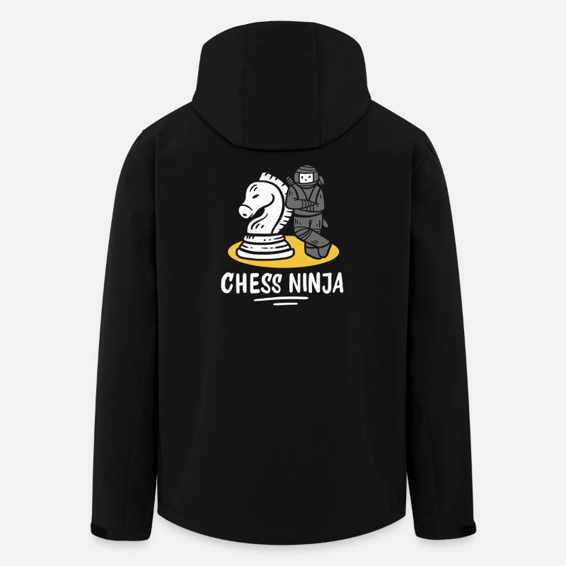 Chess Chess Players - Men’s Recycled Softshell Jacket by Stanley/Stella - black