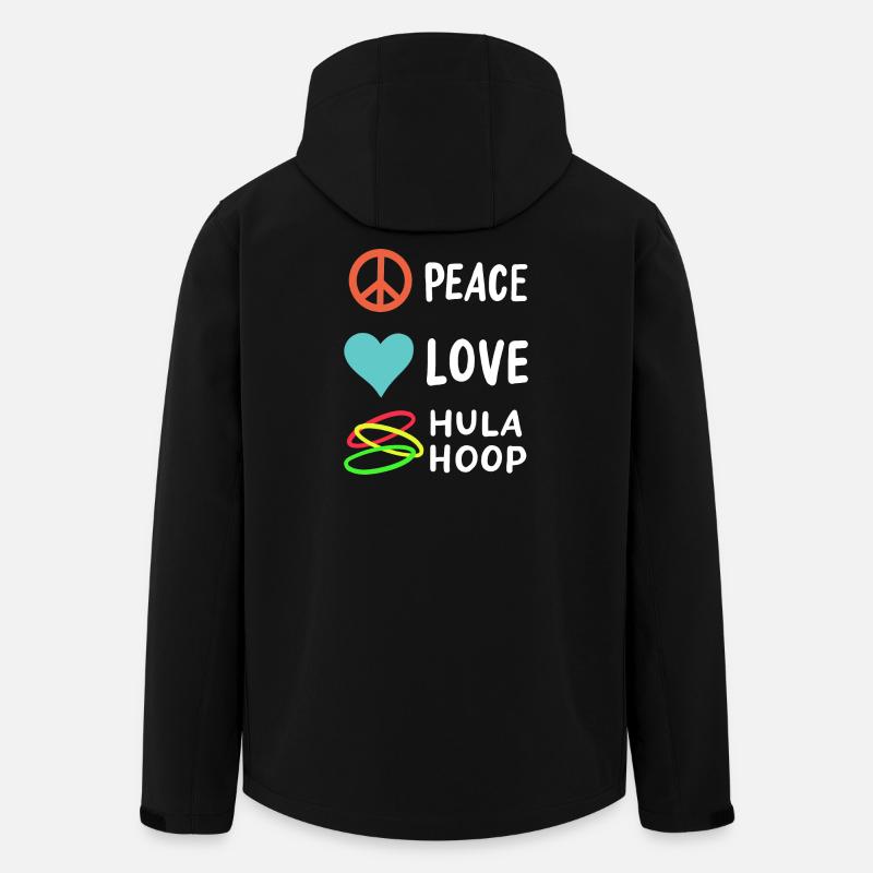 Hulahoop - Recycelte Männer Softshell-Jacke von Stanley/Stella - Schwarz