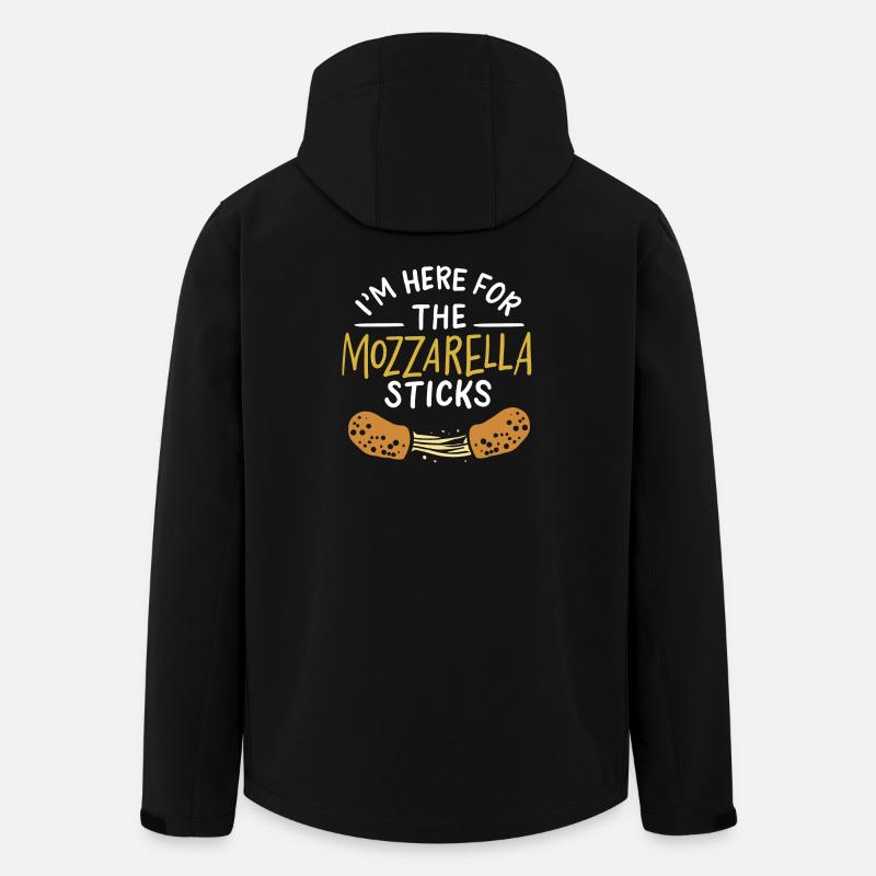 Mozzarella Sticks Cheese Sticks - Men’s Recycled Softshell Jacket by Stanley/Stella - black