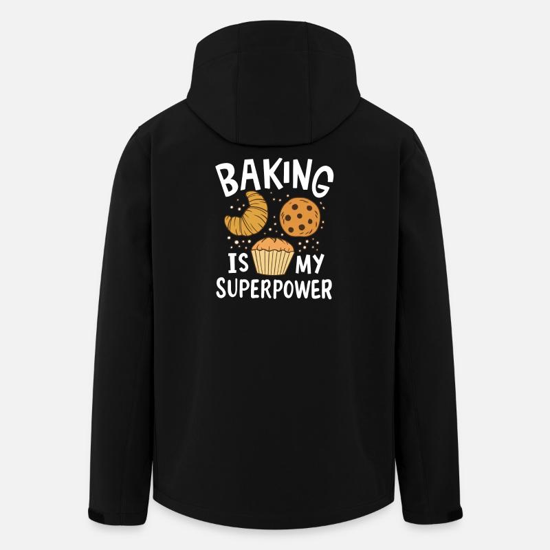 Baking Baker - Men’s Recycled Softshell Jacket by Stanley/Stella - black