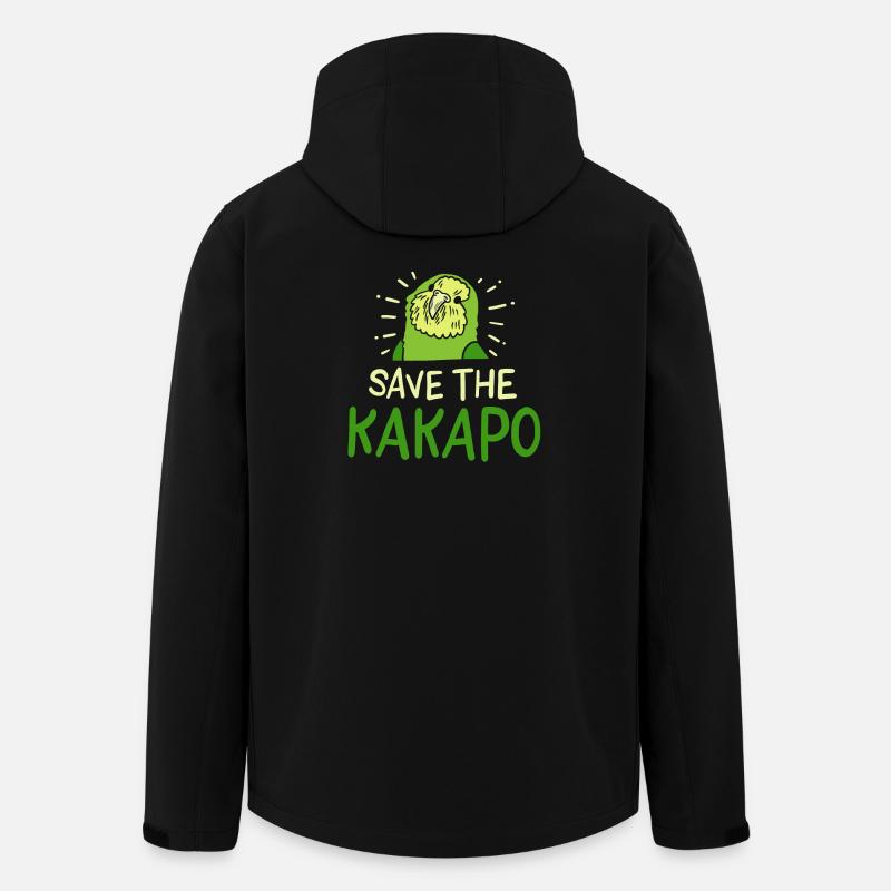 Kakapo - Recycelte Männer Softshell-Jacke von Stanley/Stella - Schwarz
