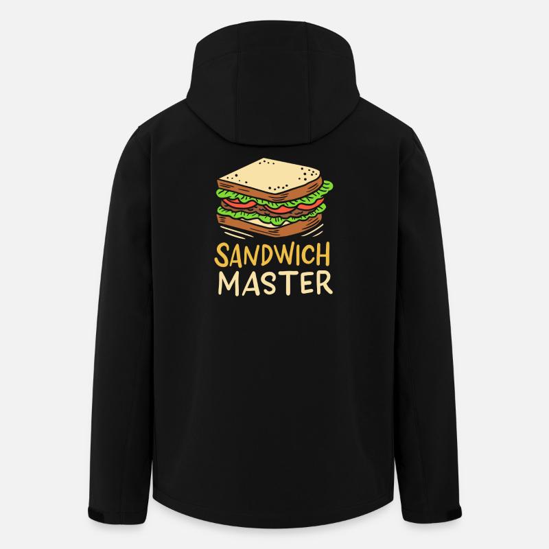 Sandwich - Veste softshell homme en polyester recyclé Stanley/Stella - noir
