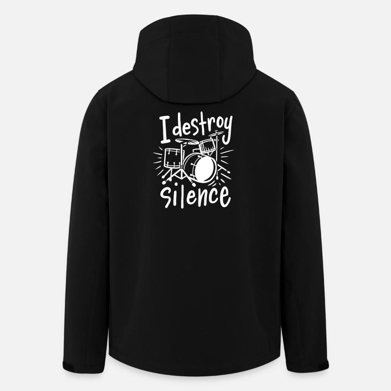 Drummer Drums - Men’s Recycled Softshell Jacket by Stanley/Stella - black