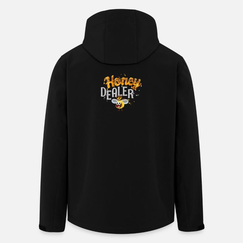 Honey Dealer - Recycelte Männer Softshell-Jacke von Stanley/Stella - Schwarz