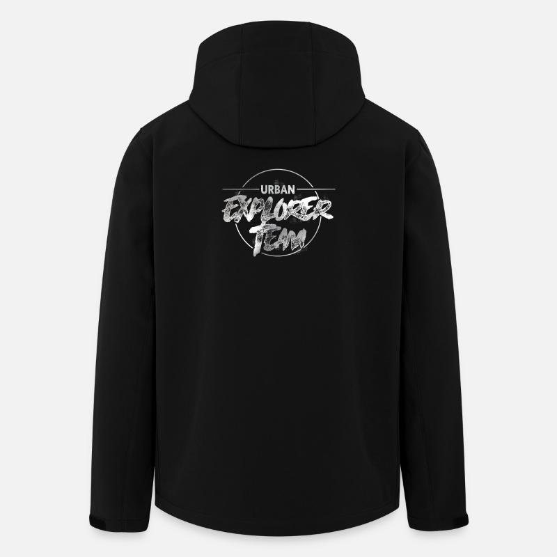 Urban Explorer Team - Men’s Recycled Softshell Jacket by Stanley/Stella - black