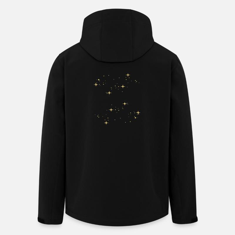 Star stars star stars - Men’s Recycled Softshell Jacket by Stanley/Stella - black